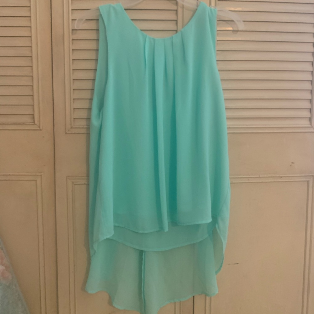 Beautiful Large Mint Blouse